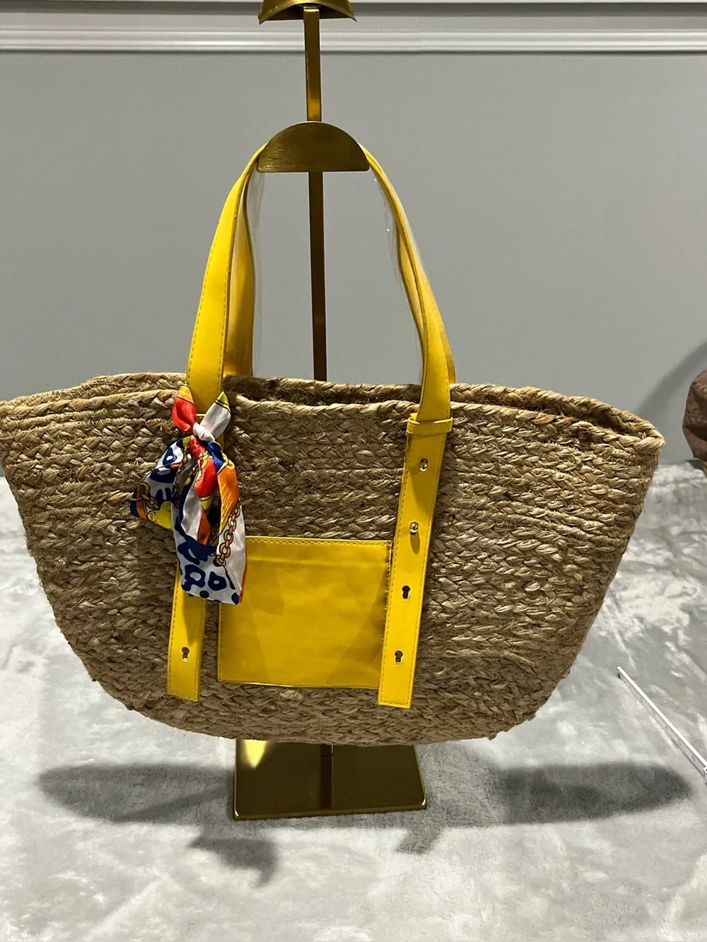 Tru Jute Pocket Tote Bag in the 